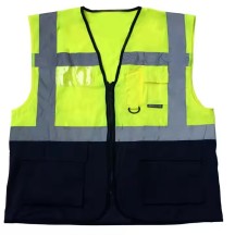 Vis Reflective Safety Vest with Pocket and Zipper