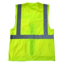 Vis Reflective Safety Vest with Pocket and Zipper