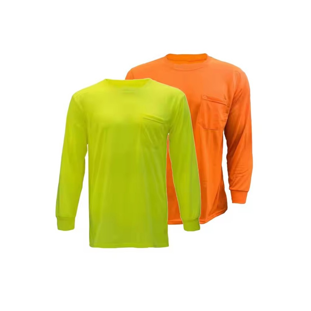 High Quality Cotton Crew Neck Fluorescent Shirt Luminous Safety t Shirt High Quality Cotton Crew Neck Fluorescent Shirt Luminous Safety t Shirt