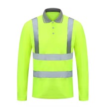 Fluorescent Yellow Reflective Work Shirts Orange Work Shirt  Security Shirts