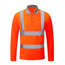 Fluorescent Yellow Reflective Work Shirts Orange Work Shirt  Security Shirts