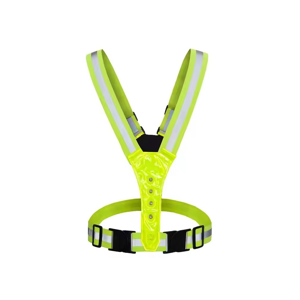 RealRare Led Reflective Night Light Vest with Flashing with Led Light RealRare Led Reflective Night Light Vest with Flashing with Led Light
