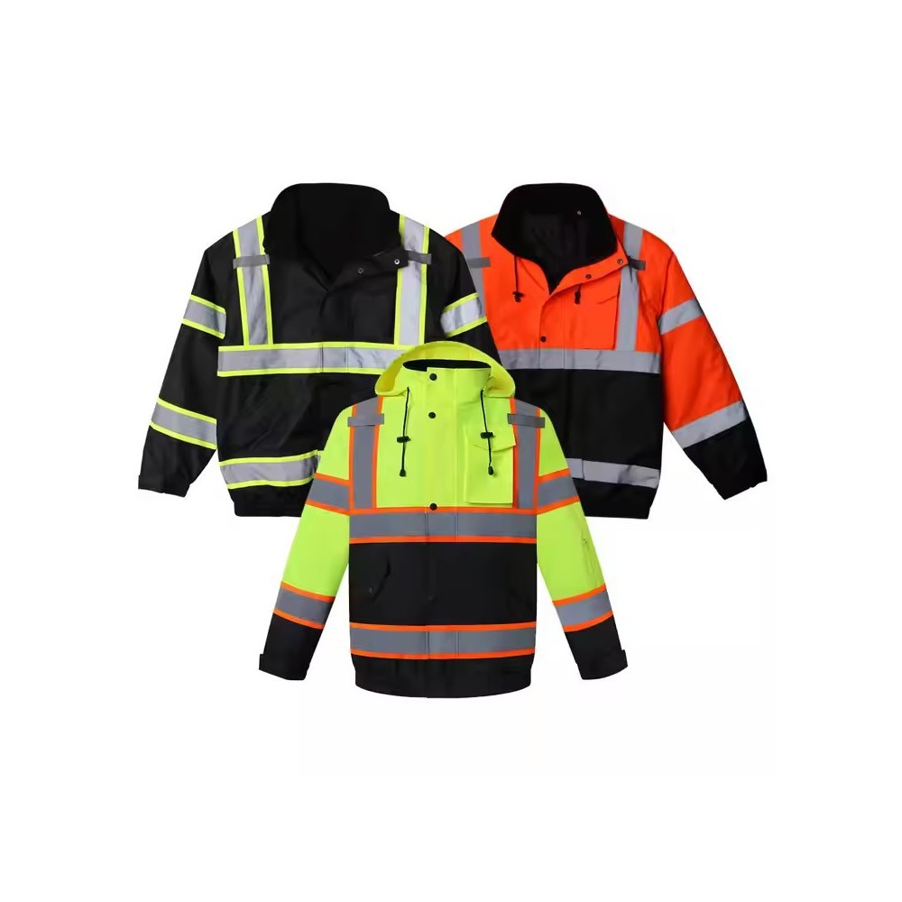 High Visibility Security Workwear Hi Vis Waterproof Rain Gear Coat High Visibility Security Workwear Hi Vis Waterproof Rain Gear Coat