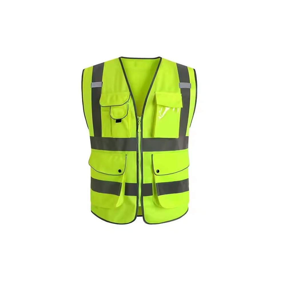Work Safety Clothing Multi Pocket Reflective Safety Vest Jacket