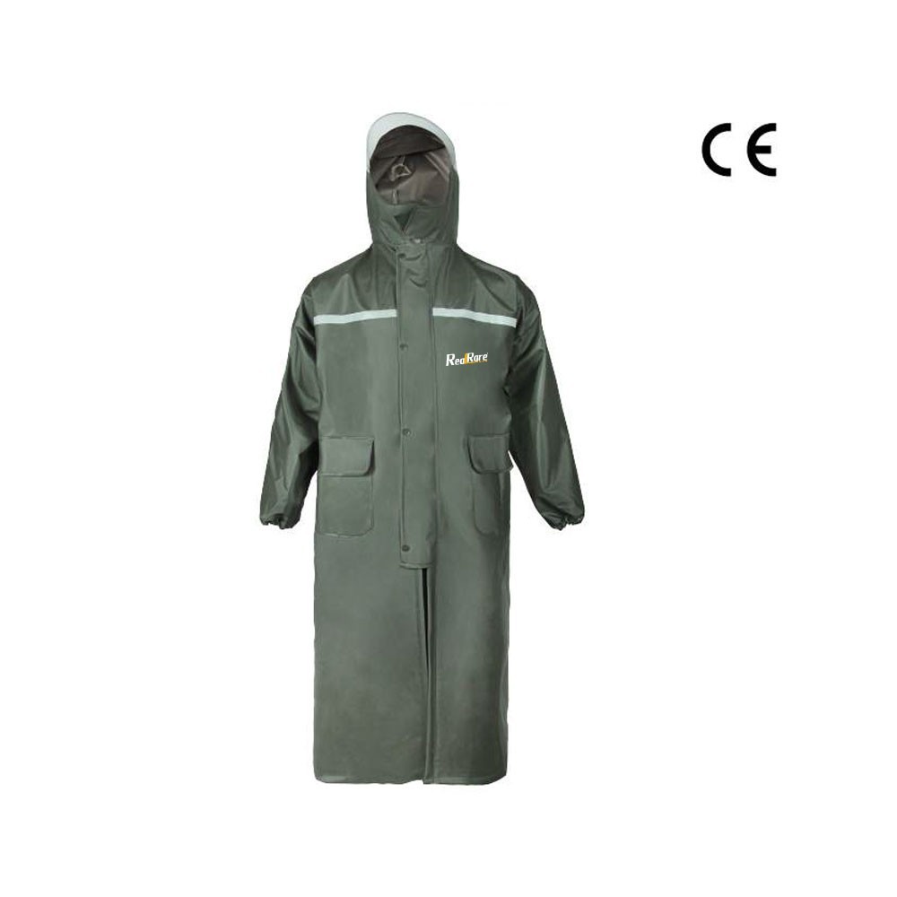 RealRare Pvc Polyester  Raincoat  for Outdoor Activities