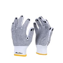 White Cotton Comfortable Wholesale Heavy Duty Work Gloves Industrial Safety