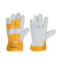 Anti-puncture Wear-resistant Safety Hand Work Gloves  Leather Safety Gloves