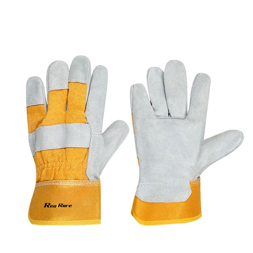 Anti-puncture Wear-resistant Safety Hand Work Gloves  Leather Safety Gloves