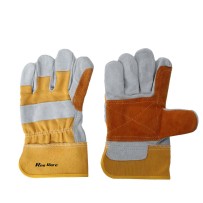 Anti-puncture Wear-resistant Cheap Leather Safety Gloves