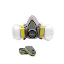 Half Face Anti Dust Gas Mask With 6003 Gas Cartridge 2