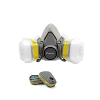 Half Face Anti Dust Gas Mask With 6003 Gas Cartridge 2