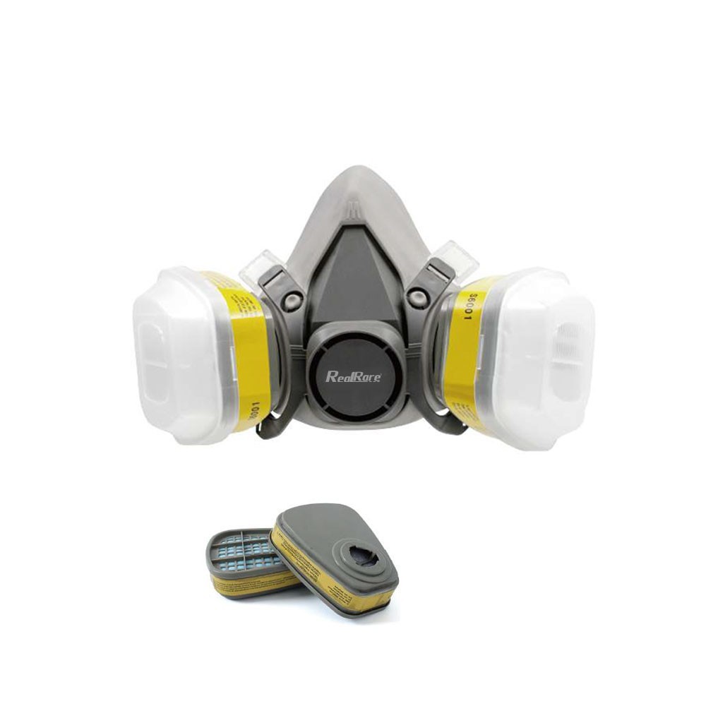Half Face Anti Dust Gas Mask With 6003 Gas Cartridge 2 Half Face Anti Dust Gas Mask With 6003 Gas Cartridge 2
