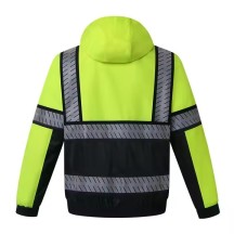 RealRare New Multi Pocket Zip Security Guard Uniforms Work Ppe Reflective Safety Clothing Mens Safety Jackets