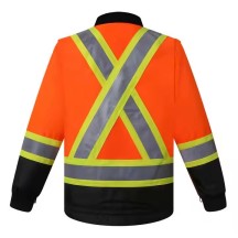 Safety Cold Weather Clothes Hi-vis Rain Jacket Red Safety Jackets