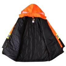 Safety Cold Weather Clothes Hi-vis Rain Jacket Red Safety Jackets